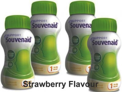 Souvenaid One A Day Strawberry Flavour 125ml Pack of 4