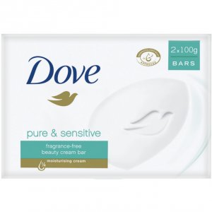Dove Beauty Bar Pure & Sensitive 100g Pack of 2