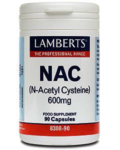 Lamberts NAC (N-Acetyl Cysteine) Capsules Pack of 90