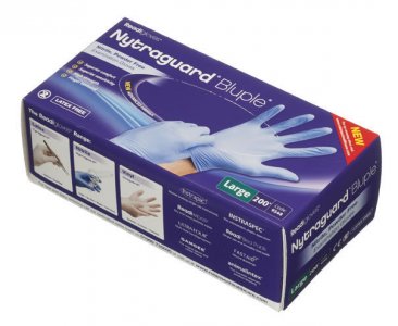 Readigloves Nytraguard Bluple Nitrile Gloves Large Pack of 200