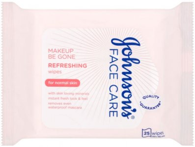 Johnsons Makeup Be Gone Refreshing Wipes Pack of 25
