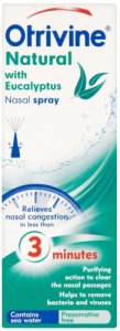 Otrivine Natural with Eucalyptus Nasal Spray 20ml