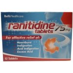 Ranitidine Indigestion Relief Tablets Pack of 12