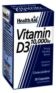 HealthAid Vitamin D3 10,000iu Capsules Pack of 30