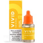 Vivid Medium Strength 11mg E-Liquid Golden Tobacco
