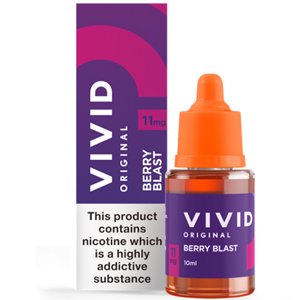Vivid Medium Strength 11mg E-Liquid Berry Blast