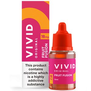 Vivid High Strength 18mg E-Liquid Fruit Fusion