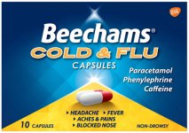 Beechams Cold & Flu Capsules Pack of 10
