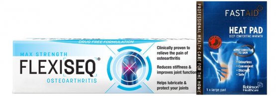Flexiseq Gel 50g & FastAid Advanced Heat Pad