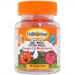 Haliborange Mr Men Omega-3 & Multivitamins Orange Softies Pack of 30