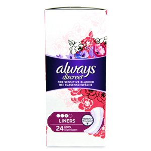 Always Discreet Liners Pack of 24