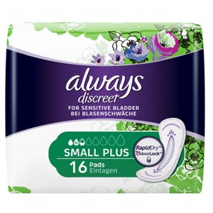 Always Discreet Small Plus Pads Pack of 16