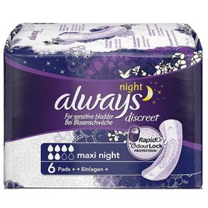 Always Discreet Maxi Night Pads Pack of 6