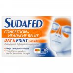 Sudafed Congestion & Headache Day & Night Capsules Pack of 16
