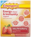 Emergen-C Energy & Immunity Strawberry Sachets Pack of 8