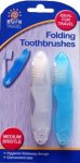 Sure Travel Folding Toothbrushes Pack of 2