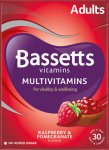 Bassetts Multivitamins Raspberry & Pomegranate Flavour Pack of 30
