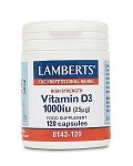 Lamberts Vitamin D (D3 form) 1000iu Capsules Pack of 120