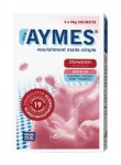 Aymes Powdered Shake Strawberry Flavour 4 x 38g Sachets