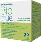 Biotrue Daily Sterile Eyelid Wipes Pack of 20
