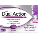 MAC Dual Action Blackcurrant Flavour Lozenges Pack of 16