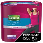 Depend Active Fit Incontinence Underwear for Women Large Pack of 8