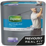 Depend Active Fit Incontinence Underwear for Men Large Pack of 8