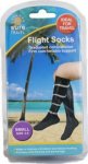 Sure Travel Flight Socks Black Small Size 3 - 5