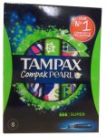 Tampax Compak Pearl Super Pack of 8