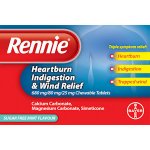 Rennie Heartburn, Indigestion & Wind Relief Tablets Pack of 24