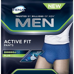 TENA Men Active Fit Plus Medium Pack of 9