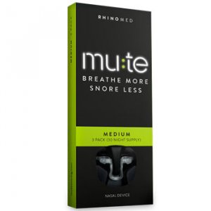 Mute Nasal Dilator Medium Breathe More, Snore Less (Pack of 3, 30 night supply)