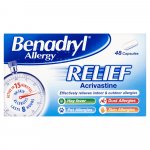 Benadryl Allergy Relief 8mg Capsules Pack of 48