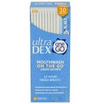 UltraDEX One Go Mouthwash On The Go Sachets Pack of 10