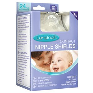 Lansinoh Сontact Nipple Shields Standard Size 24mm Pack of 2