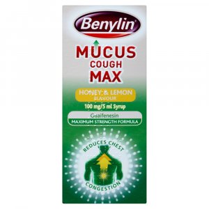 Benylin Mucus Cough Max Honey & Lemon Syrup 300ml
