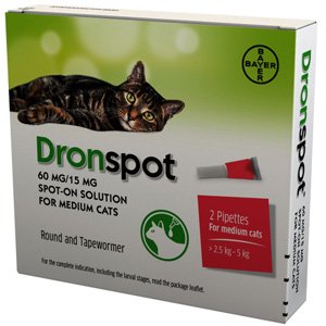 drontal cat wormer spot on