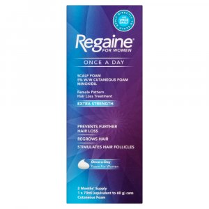 Regaine For Women Once-a-Day Scalp Foam 2 Month Supply