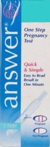 Answer Single Pregnancy Test