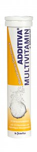 Additiva Tangerine Multivitamin + Mineral Effervescent Tablets Pack of 20