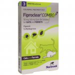 Fiproclear Combo for Cats and Ferrets Pipettes Pack of 3