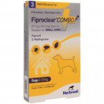 Fiproclear Combo for Small Dogs Pipettes Pack of 3