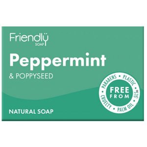Friendly Soap Peppermint & Poppy Seed Soap 95g