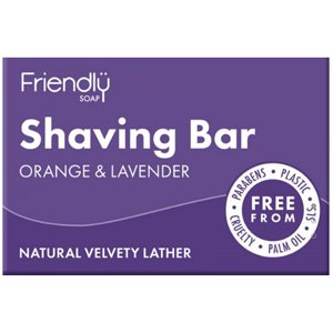 Friendly Soap Shaving Soap Orange & Lavender 95g