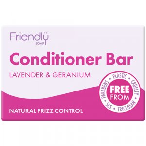 Friendly Soap Lavender & Geranium Conditioner Bar 95g