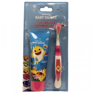 Pinkfong Baby Shark Toothbrush & Toothpaste 75ml