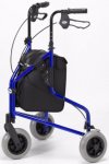 Patterson Tri Wheel Walker Lightweight Aluminium Blue