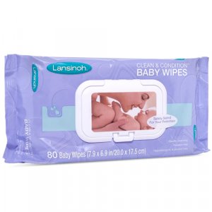 Lansinoh Clean Condition Baby Wipes Pack Of 80