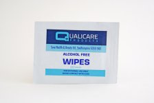Qualicare Alcohol Free Wipes Pack of 100