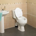 Patterson Raised Toilet Seat Savanah 10cm/4'' with Lid